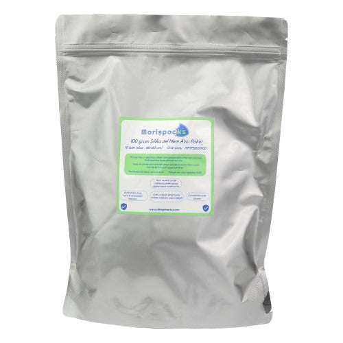Marispacks 100 g x 5 adet silikajel nem alıcı paket (nonwoven, aluminyum doypack ambalajda)