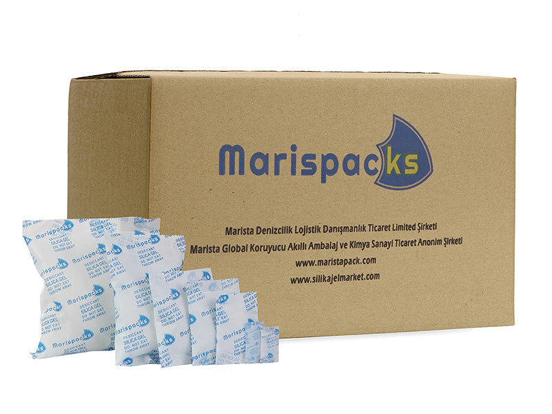 Marispacks 100 g silikajel nem alıcı paket (nonwoven) (1 koli = 4 poşet = 200 adet)
