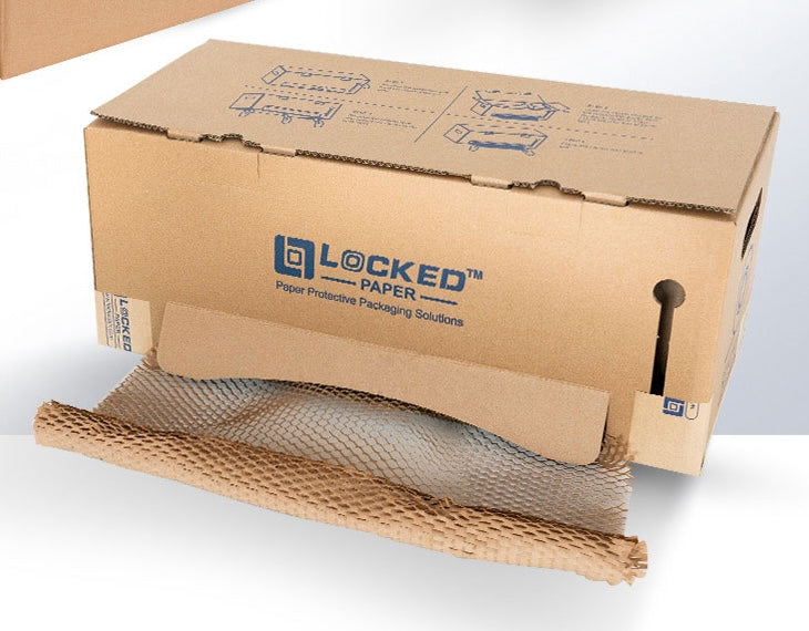LockedPaper Handex petek paketleme kâğıdı (honeycomb) 80 g/m² – 50 cm x 160 m